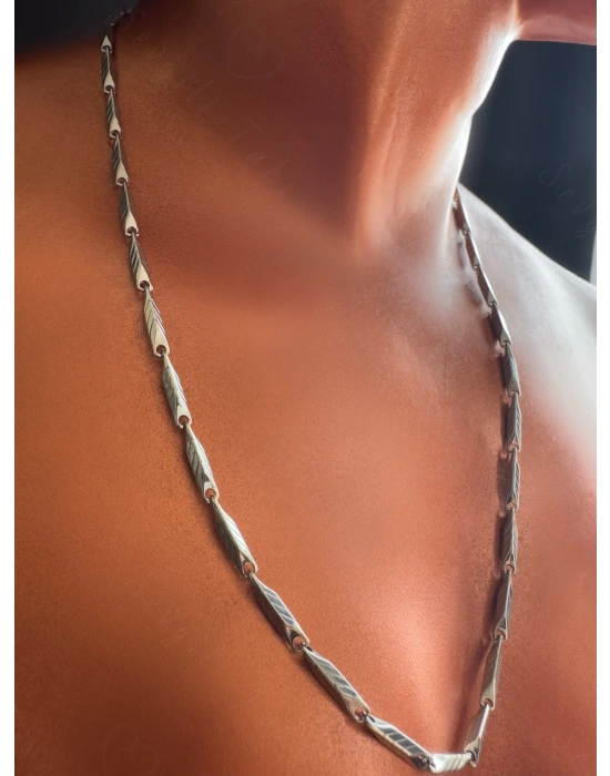 Melon Zincir Çelik Kolye | Allure Serisi