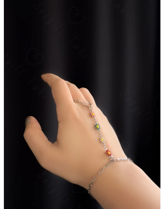 Papatyalı Paperclip Zincir Çelik Şahmeran | Yaz Serisi