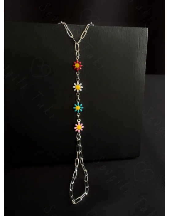 Papatyalı Paperclip Zincir Çelik Şahmeran | Yaz Serisi