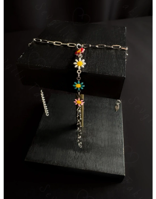 Papatyalı Paperclip Zincir Çelik Şahmeran | Yaz Serisi