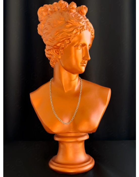 Paperclip Kabartma Çelik Zincir Kolye | Sevgili Takı Koleksiyonu