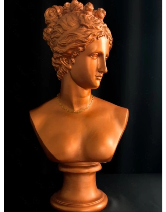 Paperclip Kabartma Choker Gold Çelik Zincir Kolye | Choker Serisi