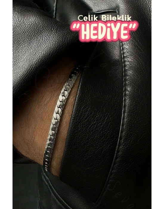 Snake Zincir Model Çelik Zincir Kolye Bileklik Seti | Vega Serisi