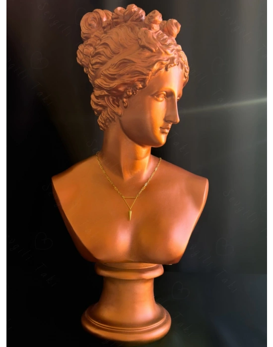 Üçgen Şekilli Paperclip(Ataş) Çelik Zincir Kolye | Glorius Serisi