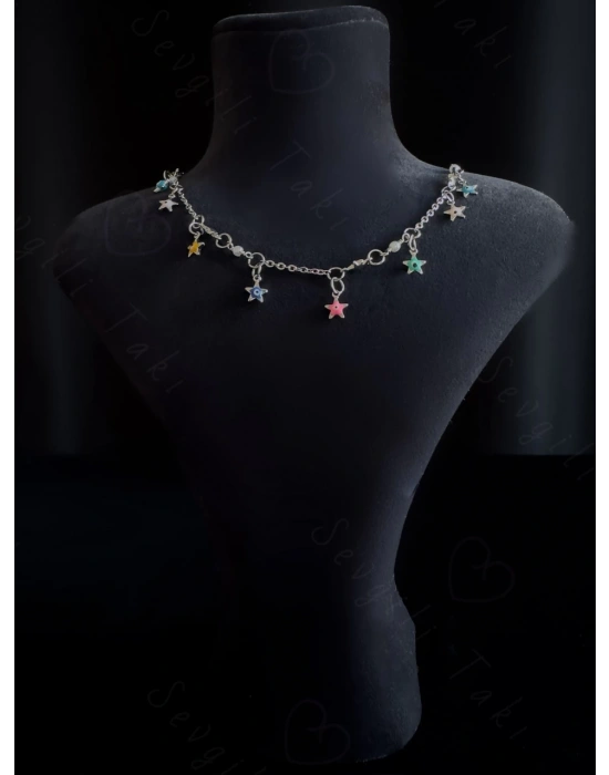 Yıldız Charmlı Çocuk Çelik Kolye | 1+ Serisi