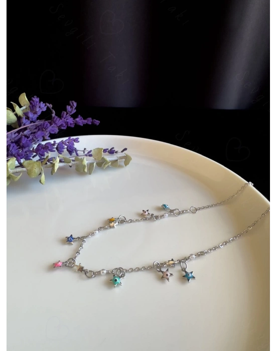 Yıldız Charmlı Çocuk Çelik Kolye | 1+ Serisi