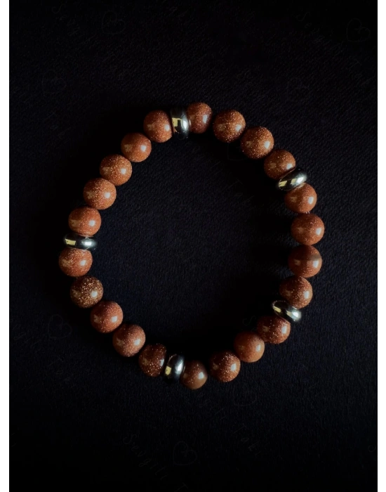 Yıldız Doğal Taşlı Bileklik -Karma Serisi