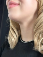 Burgu Model Choker Çelik Zincir Kolye- Choker Serisi