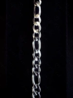 Figaro Model Yassı Çelik Zincir Bileklik | Vega Serisi