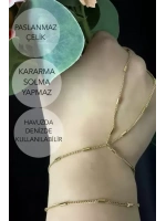 Cylia Zincir Gold Çelik Şahmeran | Vera Serisi