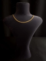 Choker İnce Düz Zincir Gold Çelik Kolye | Choker Serisi