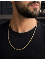 Melon Model Gold Çelik Kolye | 1+ Serisi