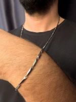 Melon Model Silver Çelik Bileklik | 1+ Serisi