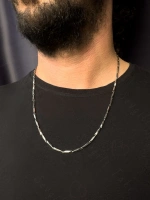 Melon Model Silver Çelik Kolye | 1+ Serisi