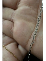 Paperclip Model Gold-Silver Çelik Çift Bileklik Seti | Love Serisi
