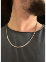 Snake Model Çelik Zincir Kolye | Ida Serisi