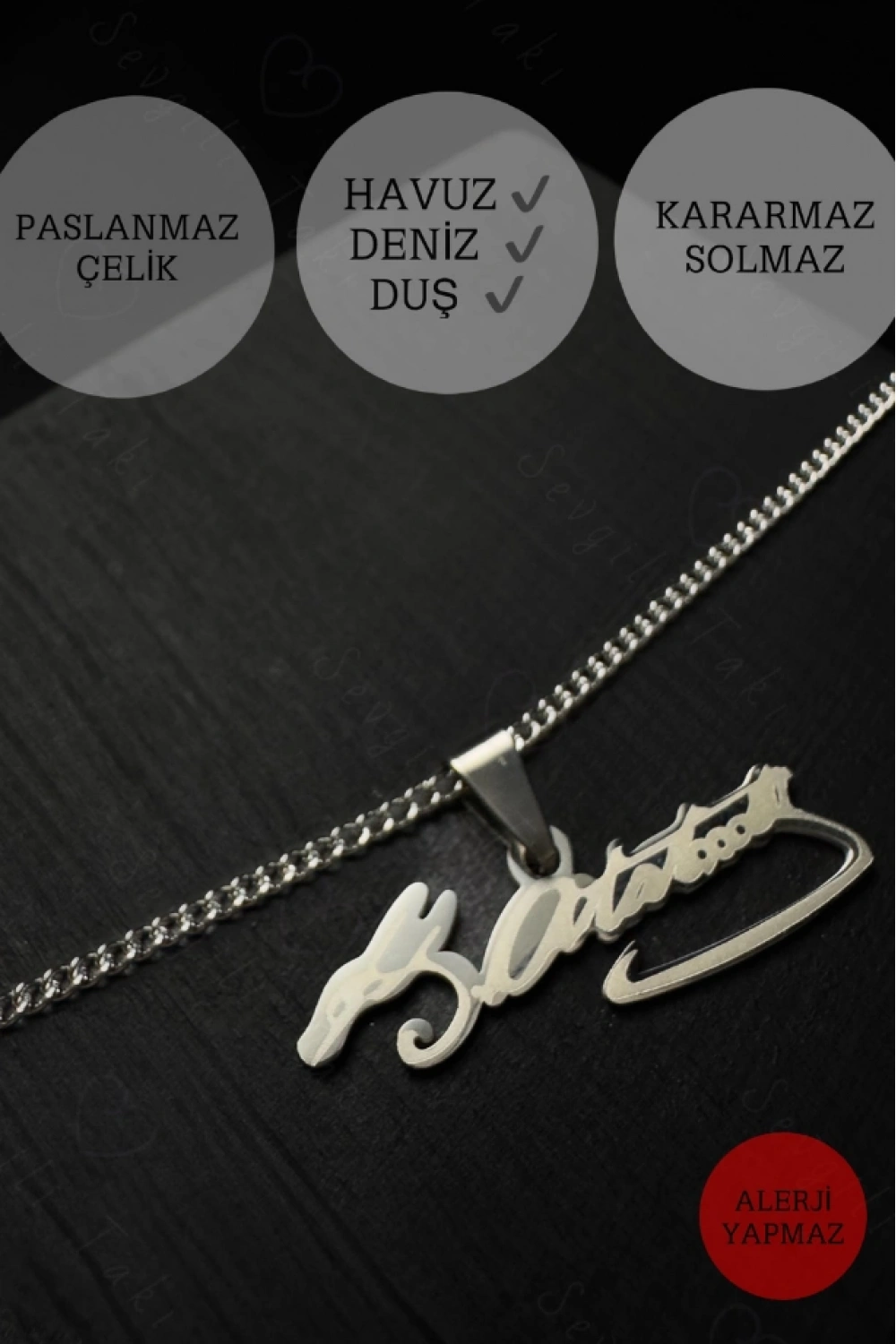 Başkomutan Gazi Mustafa Kemal Atatürk İmzalı Çelik Zincir Kolye | Ata Koleksiyonu