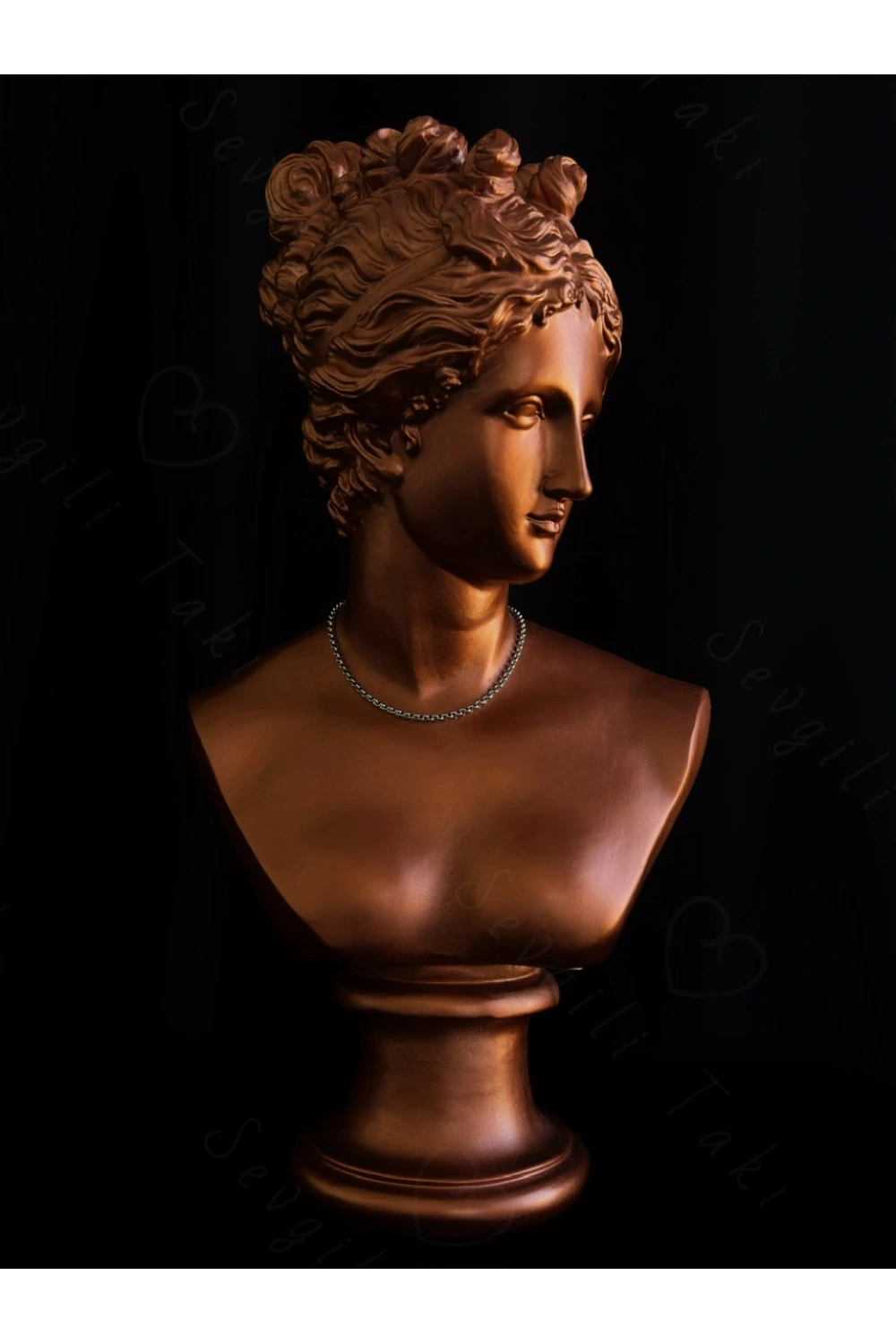 Oval Model Choker Çelik Zincir Kolye | Choker Serisi