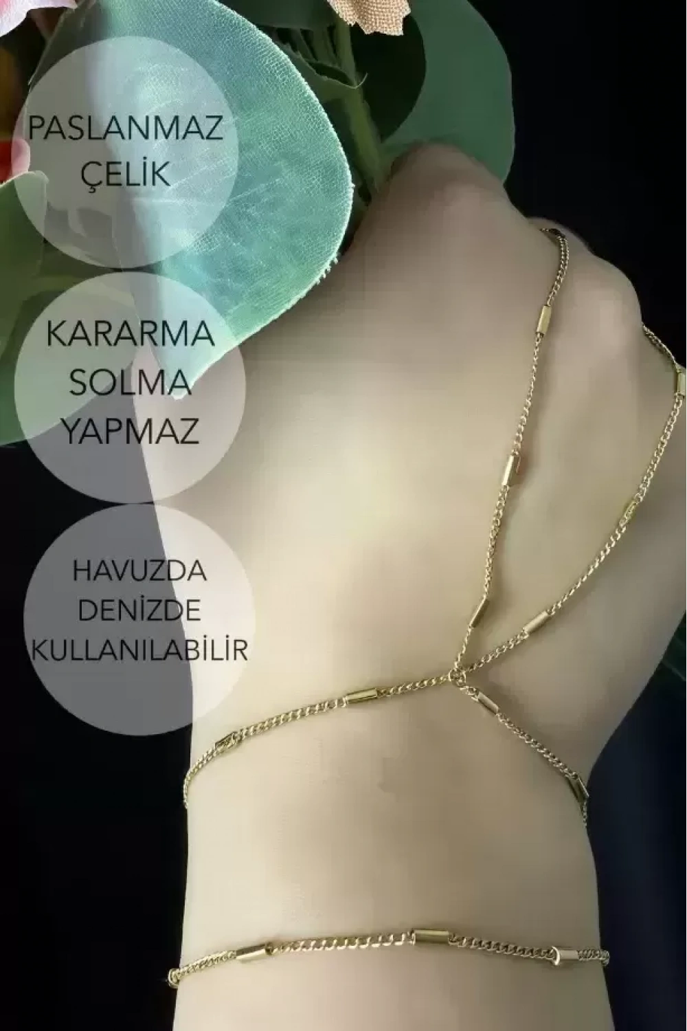 Cylia Zincir Gold Çelik Şahmeran | Vera Serisi