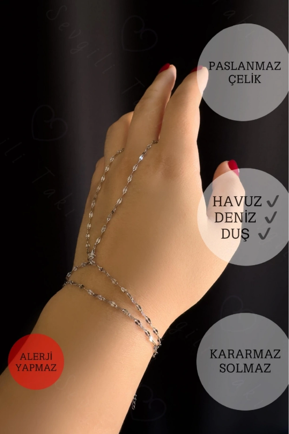 Dudak / Lip Zincir Çelik Şahmeran | 1+ Serisi