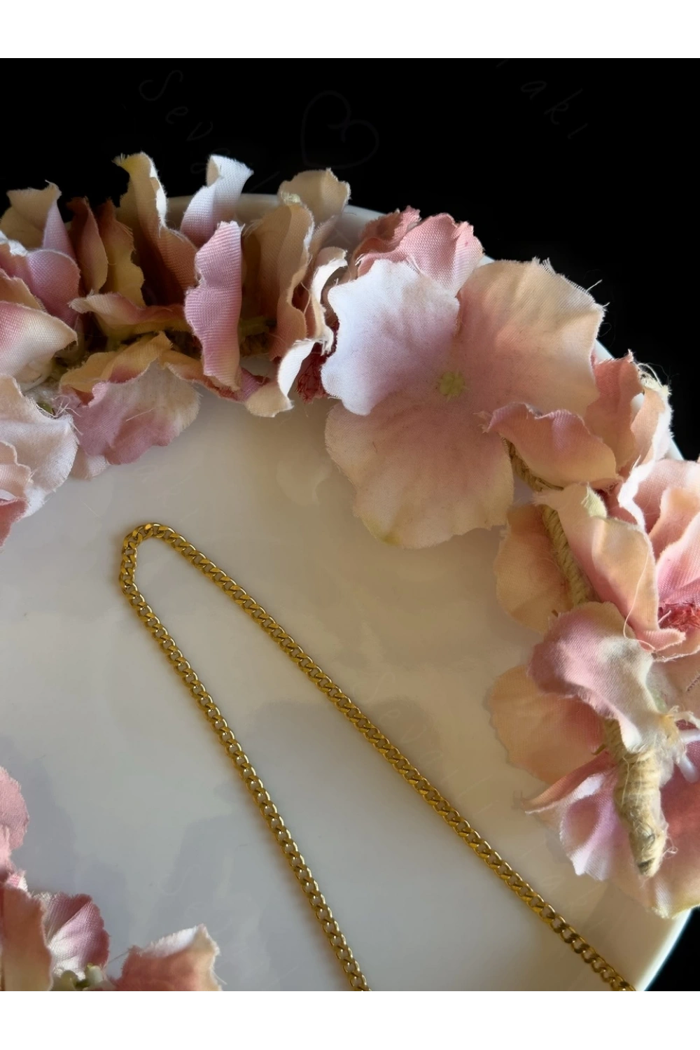 İnce Gurmet Model Gold Choker Çelik Zincir Kolye-Choker Serisi