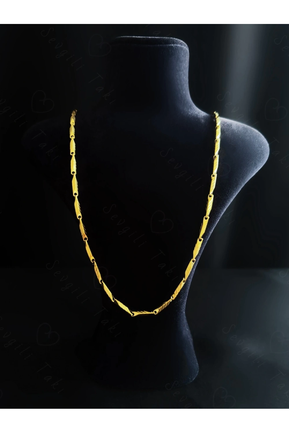 Melon Model Gold Çelik Kolye | 1+ Serisi