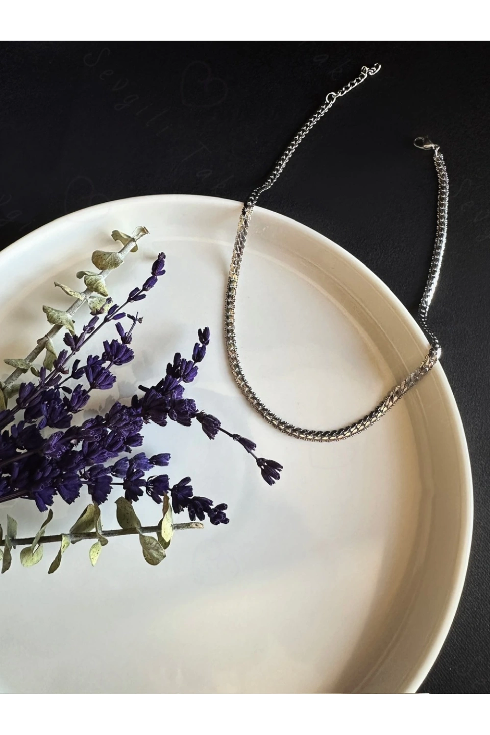 Snake Model Choker Çelik Zincir Kolye -Choker Serisi