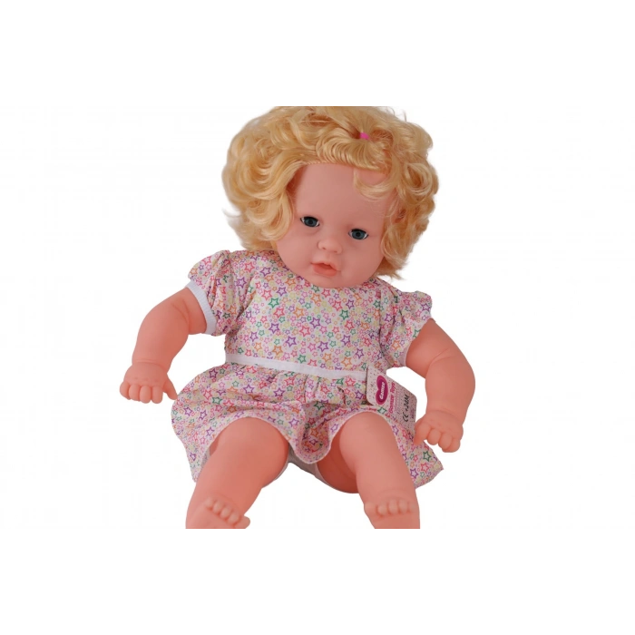 0073 60 CM DOLGU GÖVDELİ SAÇLI BÜYÜK BEBEK