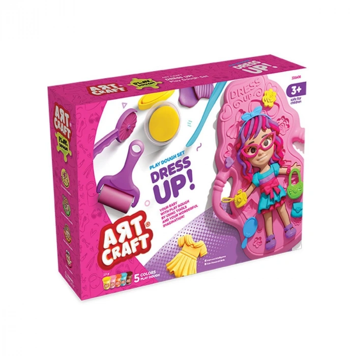 03943 Bebek Giydirme Hamur Seti 280 gr -Dede