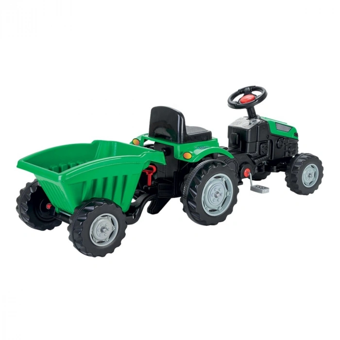 07 316 ACTIVE TRAKTÖR RÖMORKLU PEDALLI YEŞİL