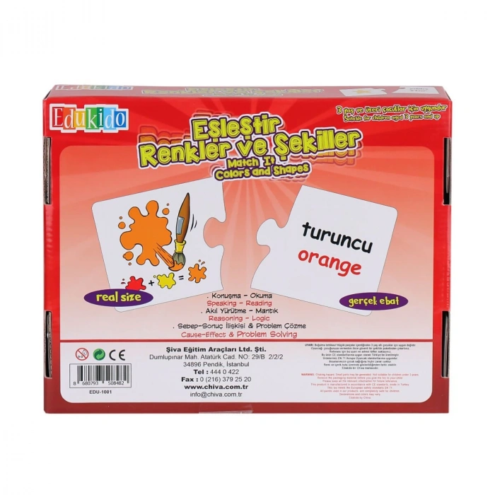 1001-CS Eşleştir Renkler ve Şekiller