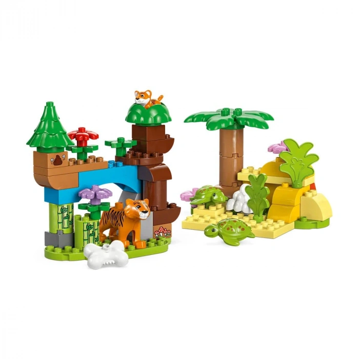 10446 Lego Duplo 3ü1 Arada Vahşi Hayvan Aileleri 92 parça +2aş