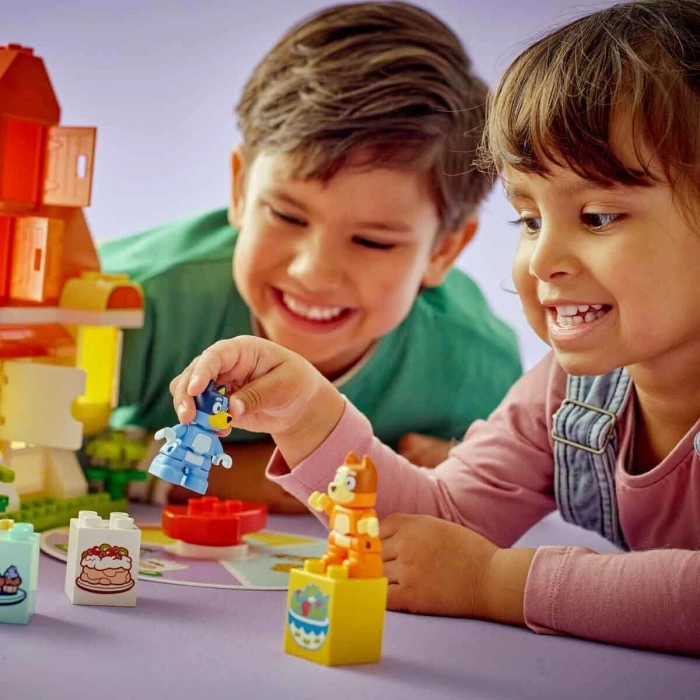 10459 Lego Duplo Bluey Ailesinin Evi ve Hafıza Oyunu parça +3 yaş