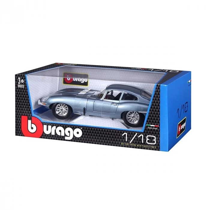12044 Burago 1:18 Jaguar E-Type Coupe Model Araba