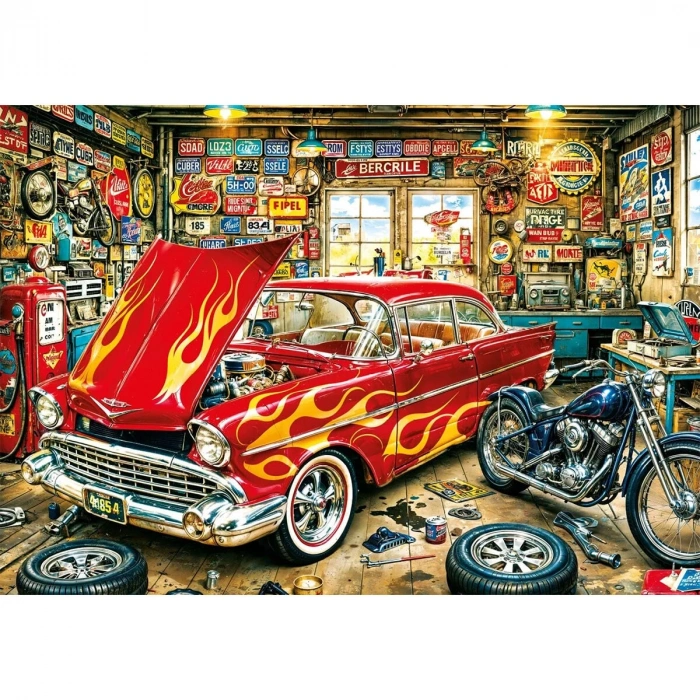 20104 PUZZLE 500 CLASSİC GARAGE LİFE