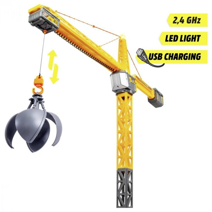 203729023 RC Titan Crane2 4 GHz left right up down 360°rotatable trolley