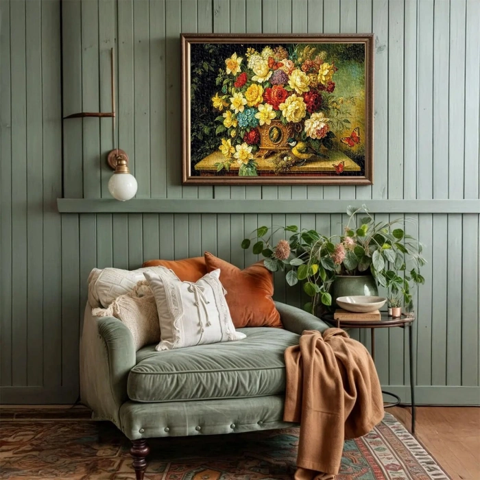 20857 PUZZLE 1000 Flowers and Wings