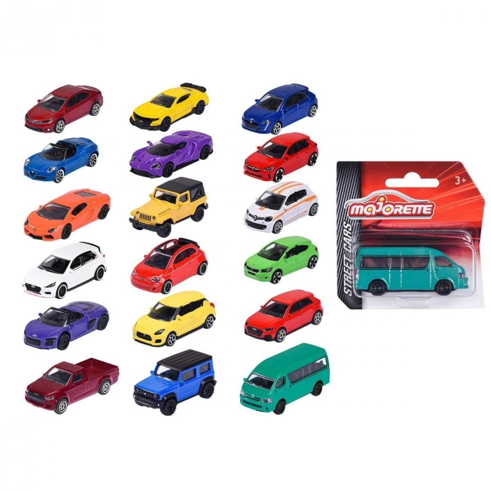 212053051 Street Cars Assortment 18-asst (Adet fiyatıdır. Tekli satılır)