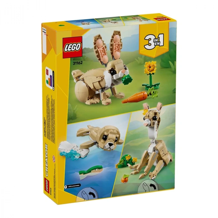 31162 Lego Creator 3in1 - Sevimli Tavşan 326 parça +8 yaş