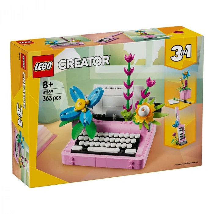 31169 Lego Creator 3in1 - Çiçekli Daktilo 363 parça +8 yaş