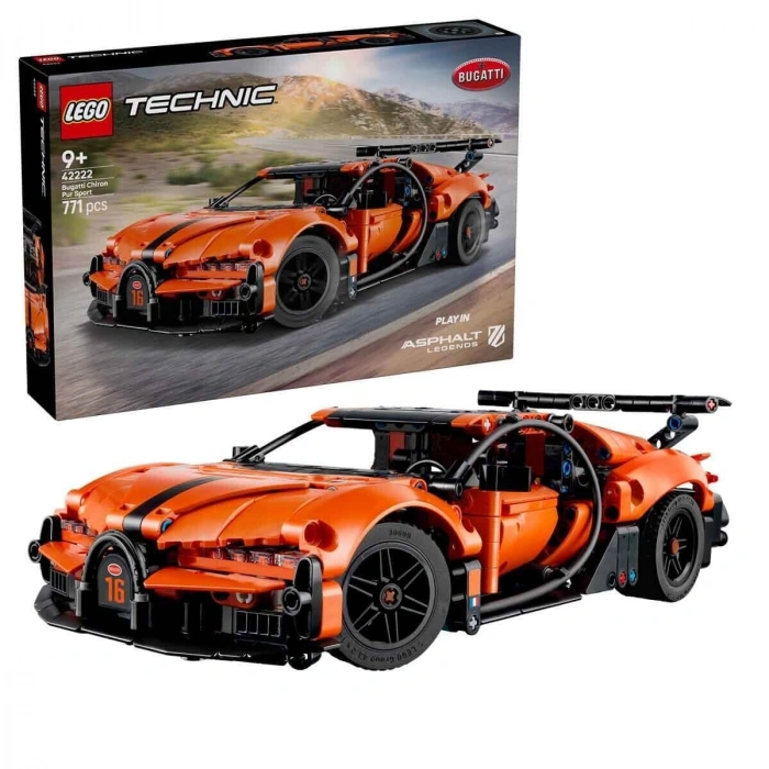 42222 Lego Technic Bugatti Chiron Pur Sport 771 parça +9 yaş
