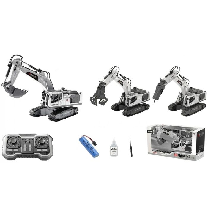 4D-E3 METAL DEĞİŞEBİLEN 3 BAŞLIKLI DUMAN ATAN İŞ MAKİNASI