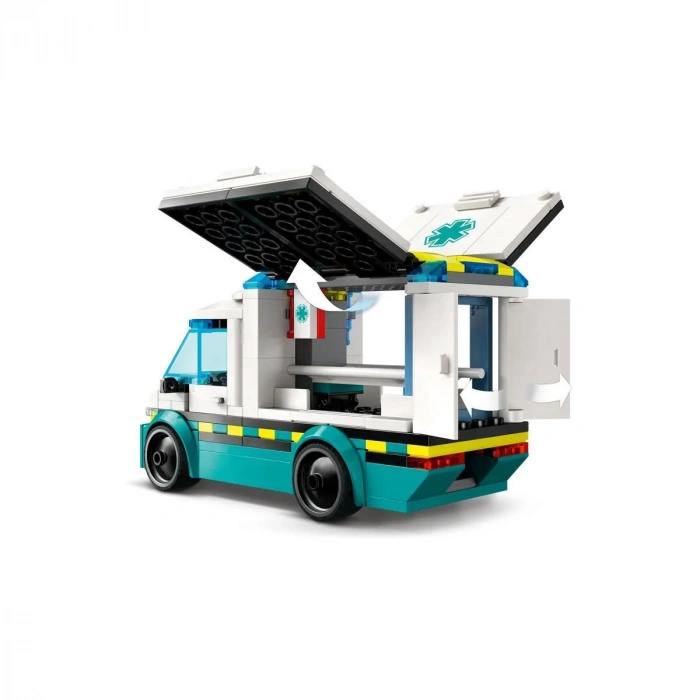 60451 Lego City Acil Yardım Ambulansı 184 parça +5 yaş