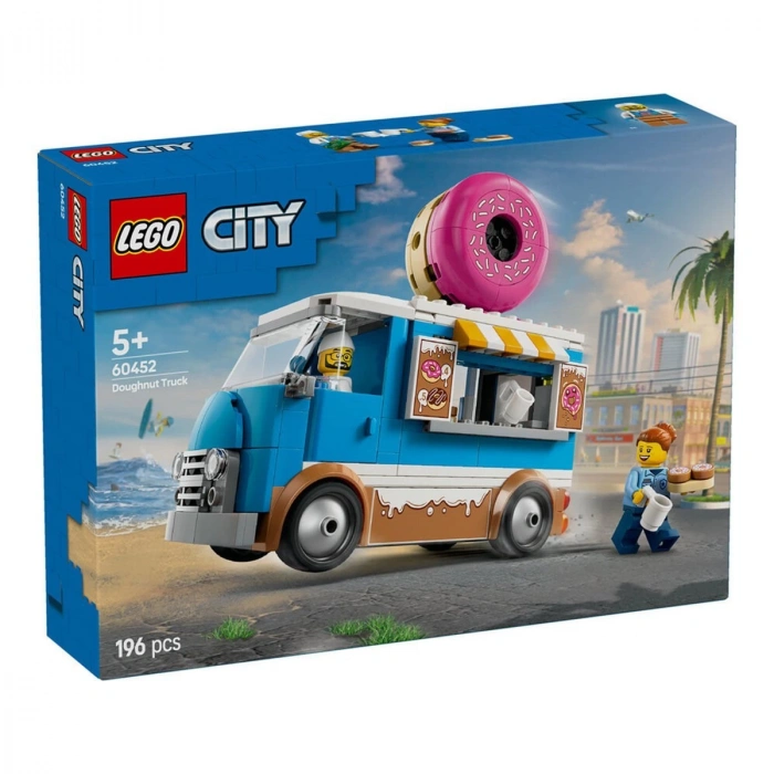 60452 Lego City Donut Kamyonu 196 parça +5 yaş
