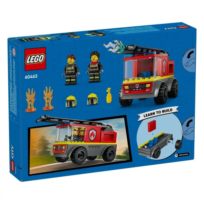 60463 Lego City Merdivenli İtfaiye Kamyonu 82 parça +4 yaş