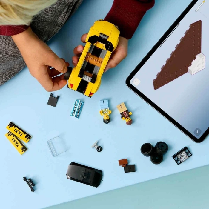60487 Lego City Sarı Taksi 122 parça +5 yaş