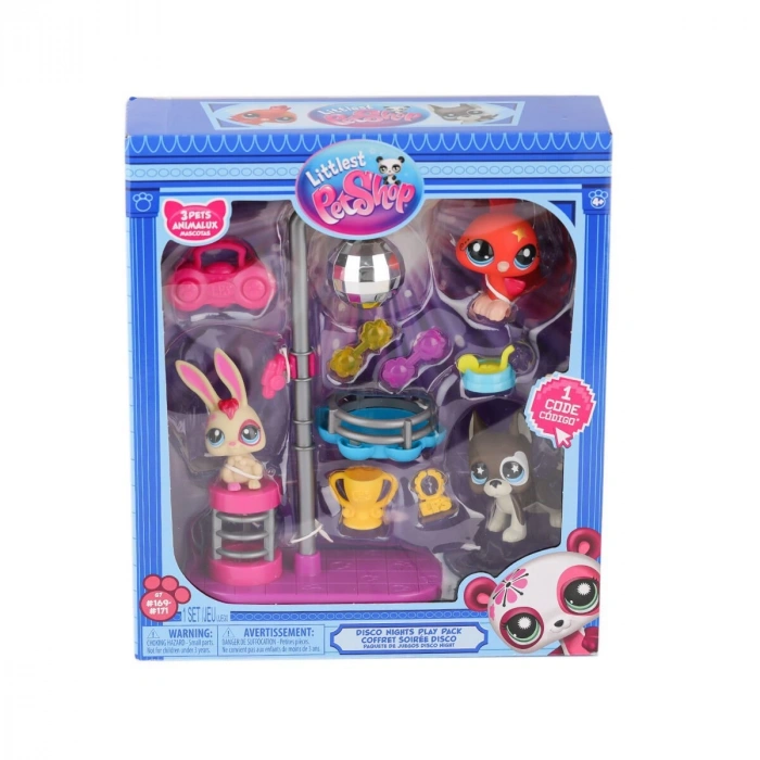 6377 SUN- LİTTLEST PETSHOP MİNİŞLER  DISCO NİGHT  OYUN SETİ