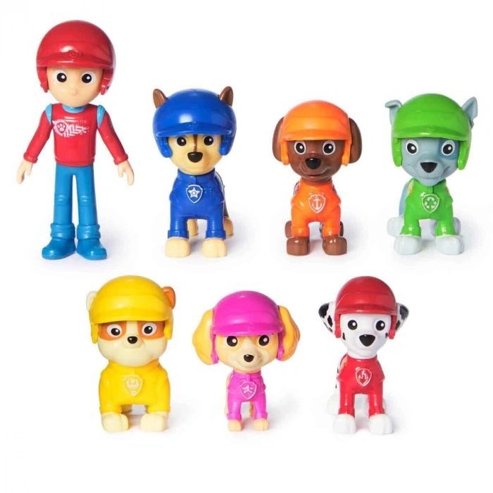 70443 SUN-SPM-FİGÜR SET PAW PATROL RESCUE WHEELS TEMALI 7Lİ