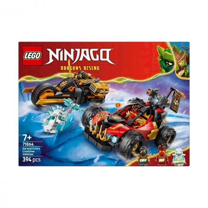 71864 Lego Ninjago Kai ve Coleun Birleşen Araçları 394 parça +7 yaş