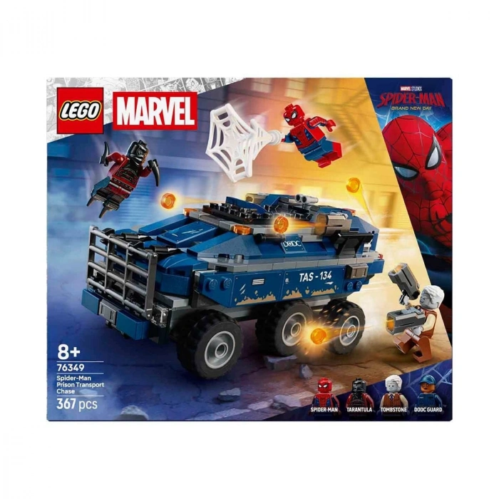 76349 Lego Marvel Spider-Man Hapishane Nakliye Aracı Takibi 367 parça +8 yaş